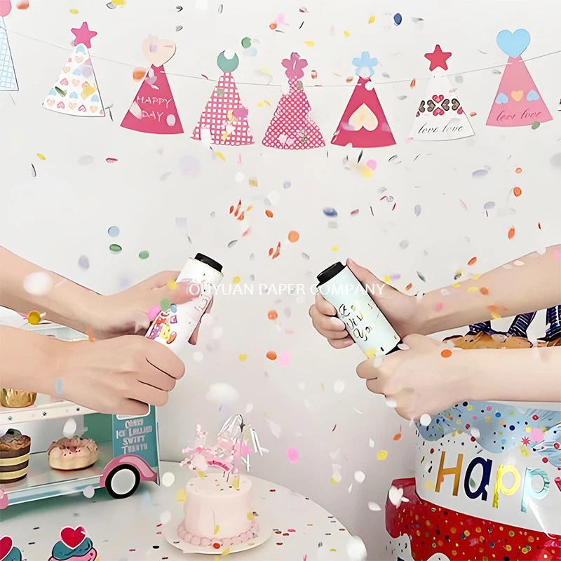 Push Pop Confetti Popper Cannon For Wedding Birthday Party Celebration